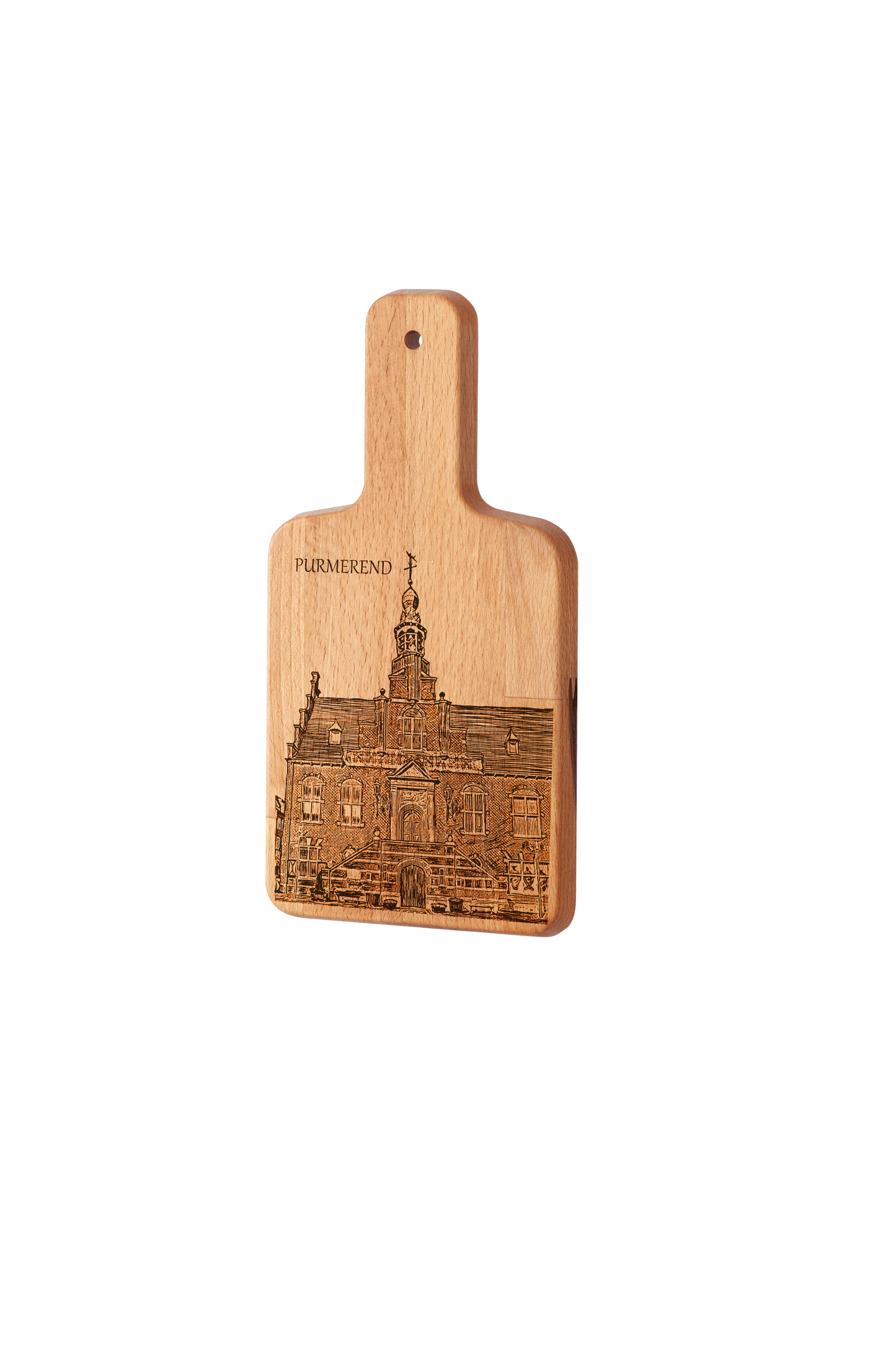 Purmerend, Stadhuis, cheese board, side view