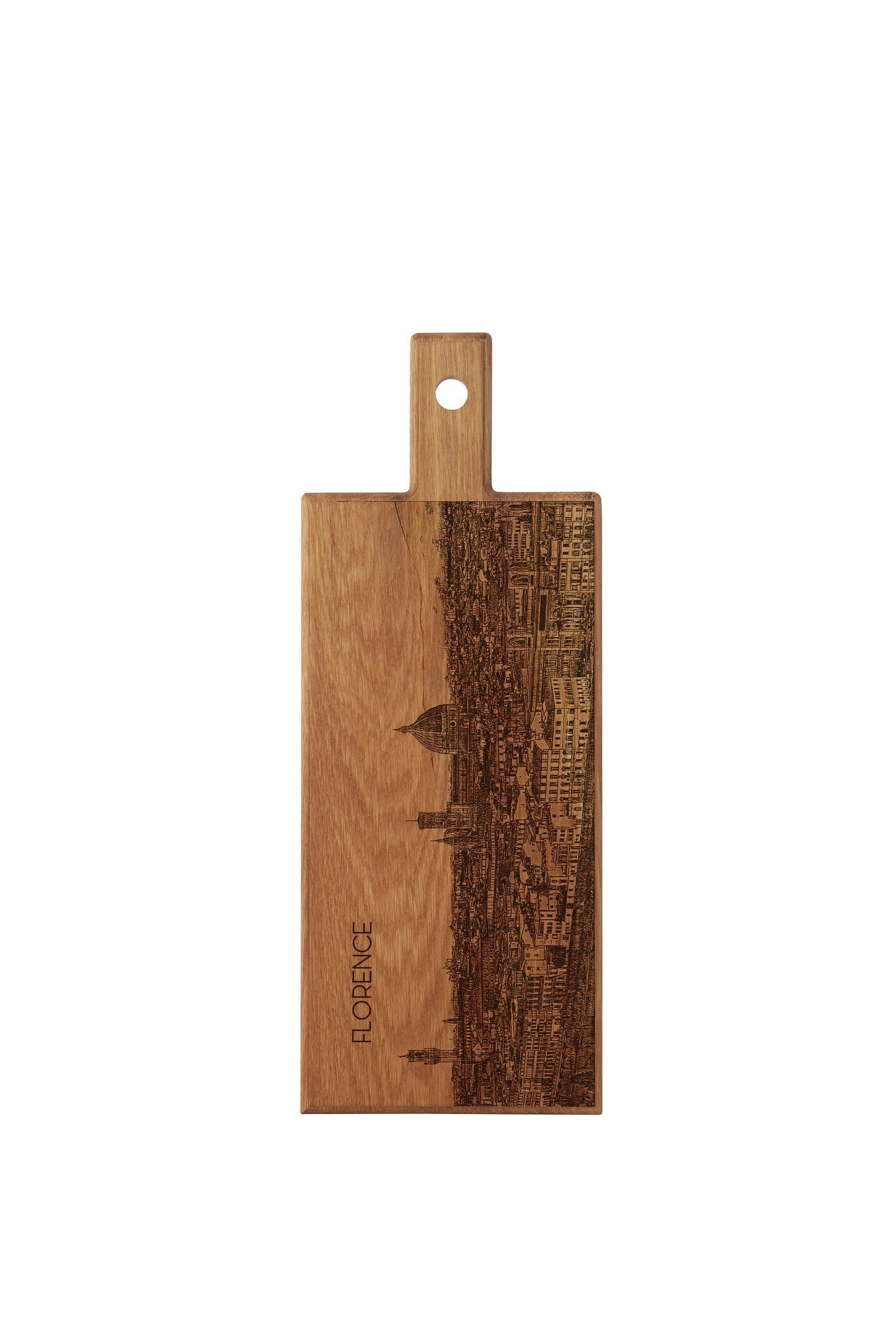 Florence skyline houten serveerplank – 49 x 17 cm