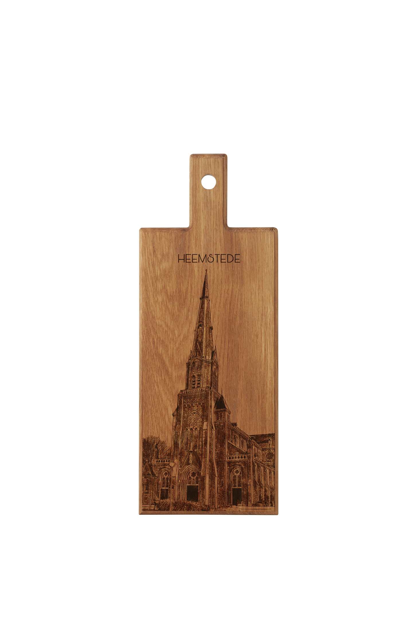 Heemstede Heilige Bavo – Wooden Serving Board (49 × 17 cm)