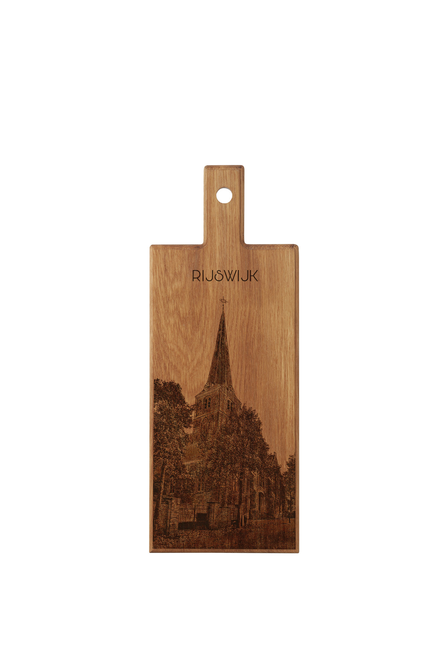 Rijswijk Oude Kerk Wooden Serving Board – 49 x 17 cm