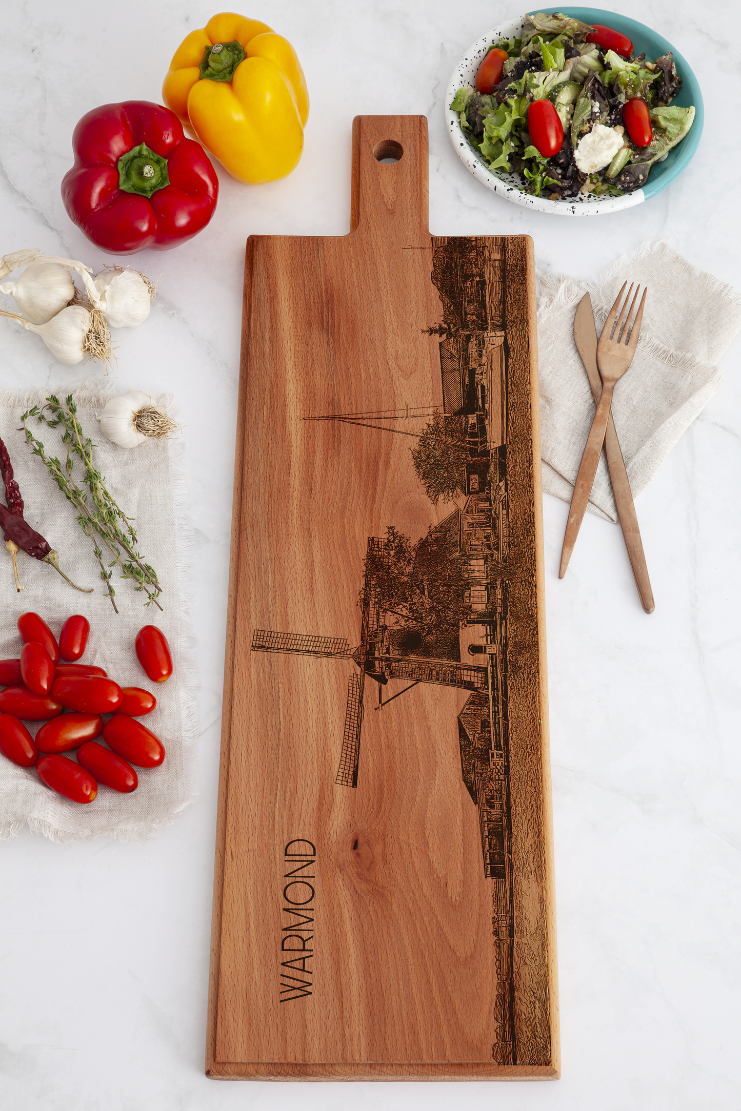 Warmond Wooden Serving Board – 60 x 17 cm