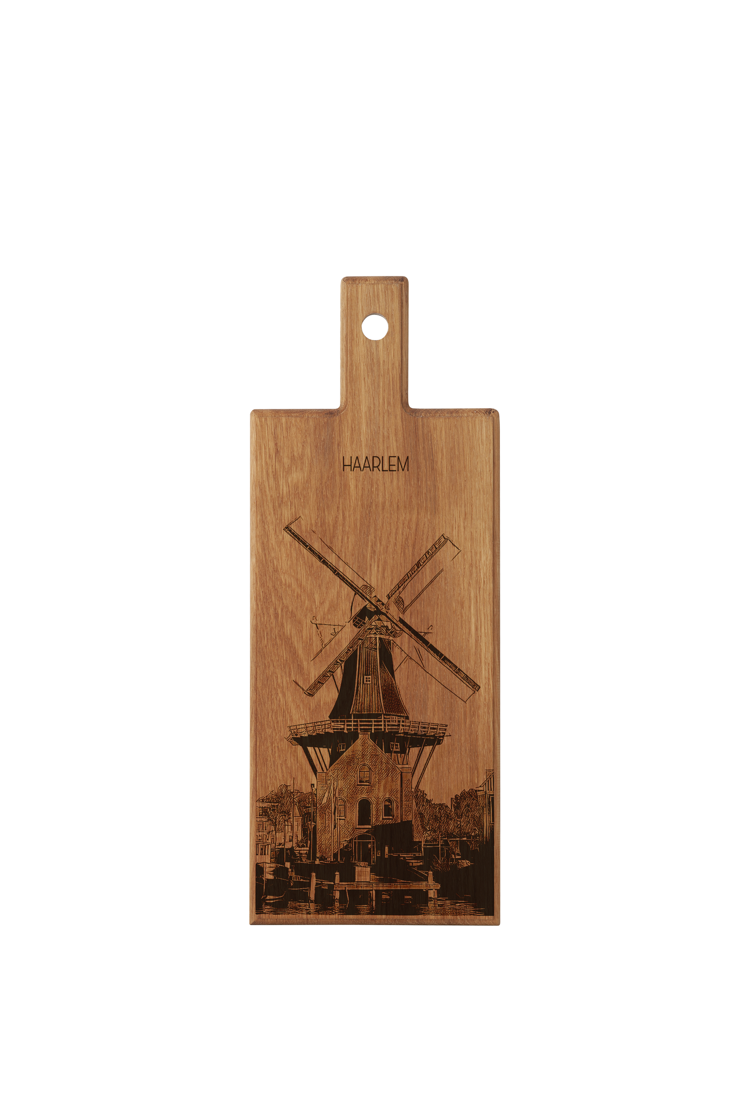 Haarlem – Molen De Adriaan Wooden Serving Board (49 x 17 cm)