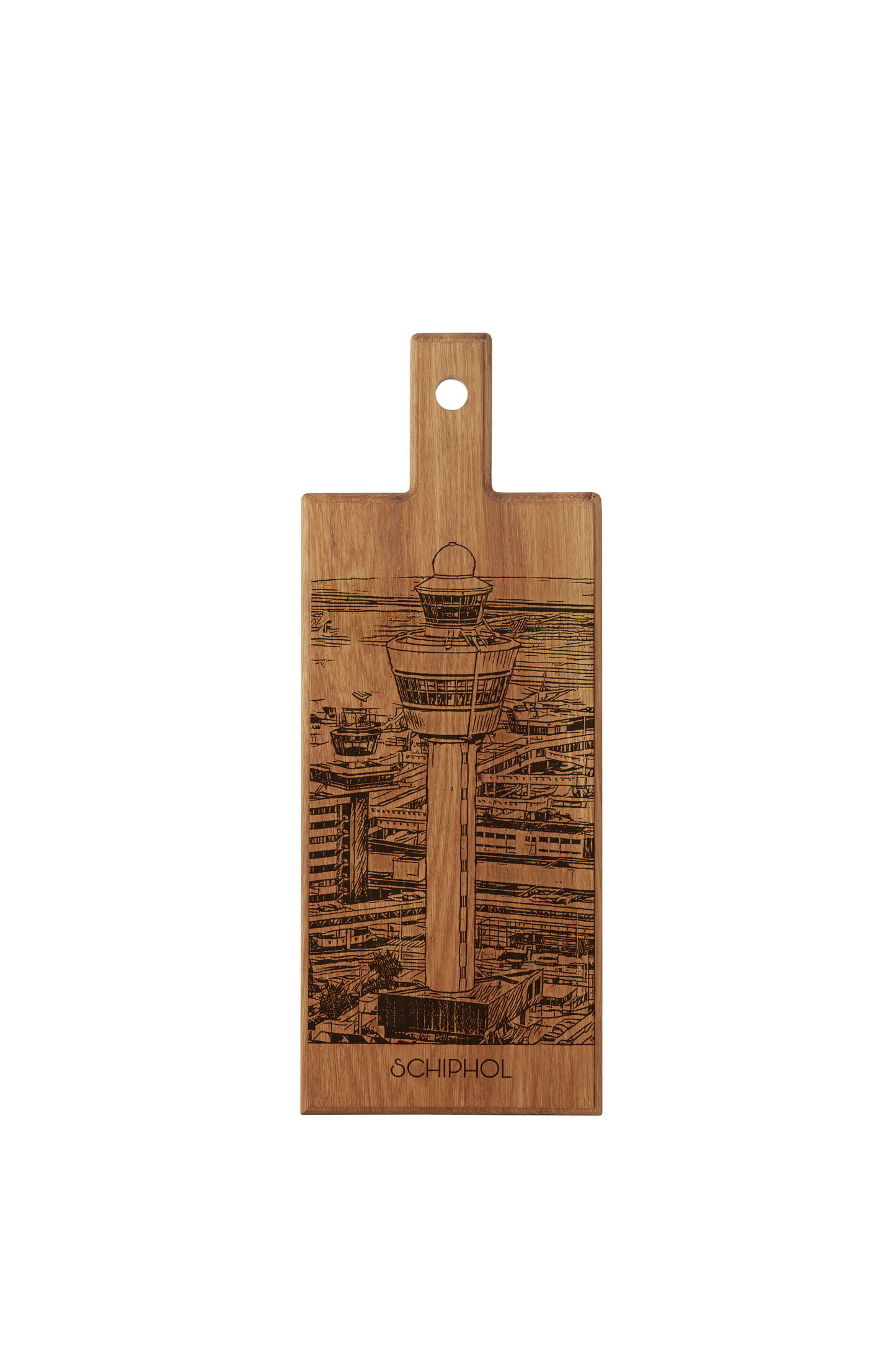 Schiphol houten serveerplank – 49 x 17 cm