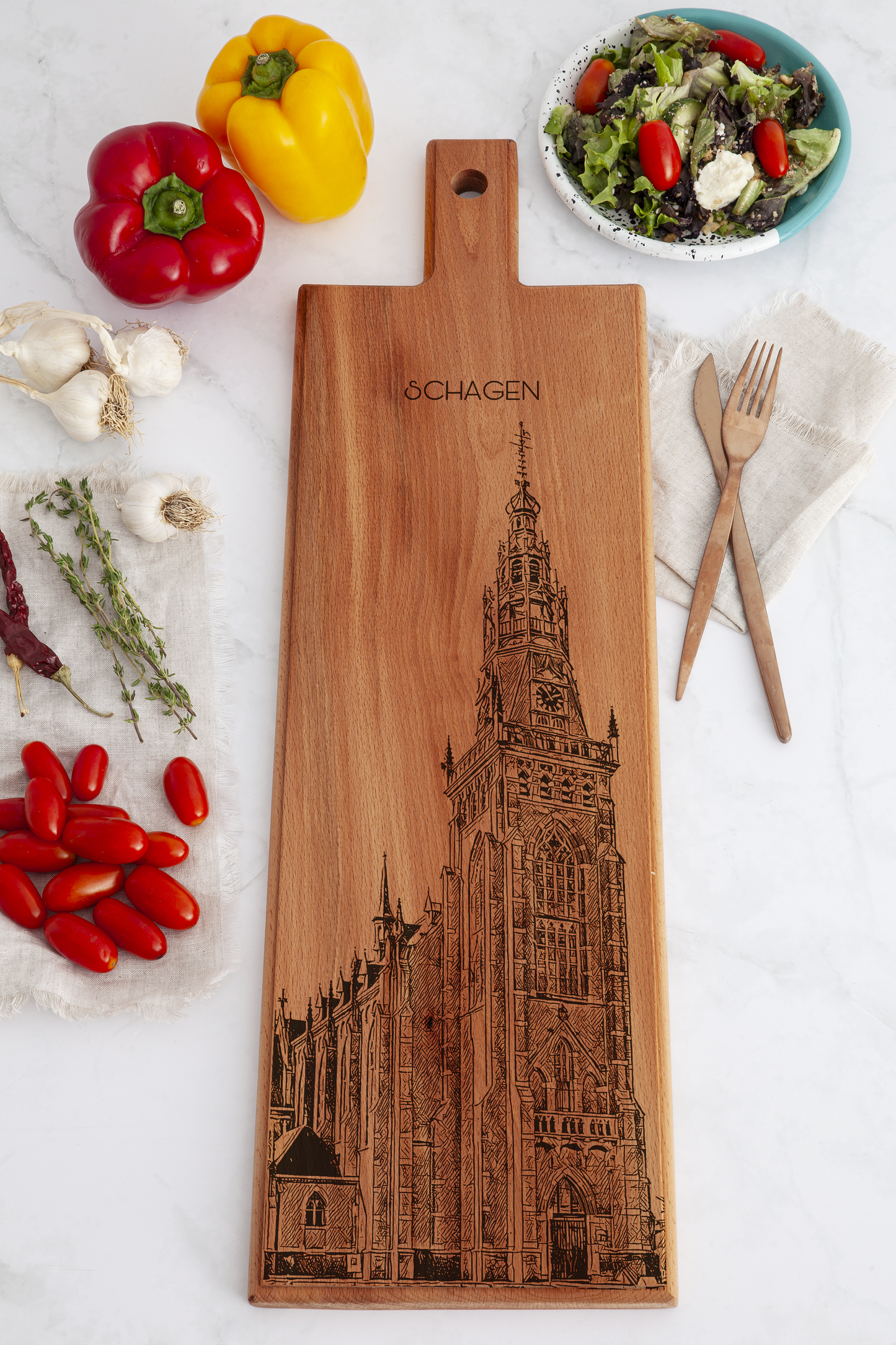 Schagen Houten Serveerplank – 60 x 17 cm