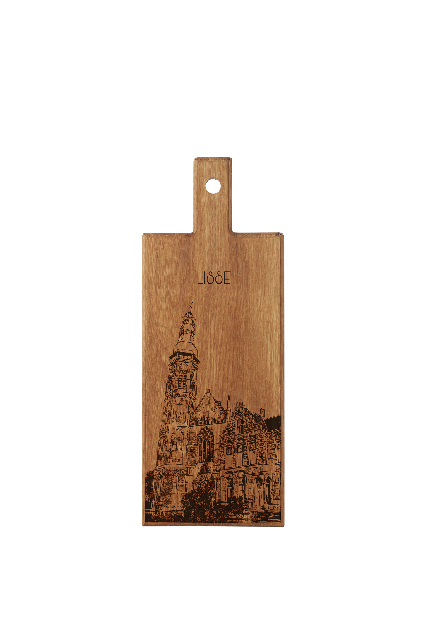 Lisse St. Agatha Church Wooden Serving Board – 49 x 17 cm
