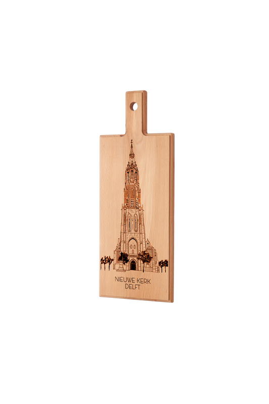 Delft, Nieuwe Kerk, medium serving board, side view