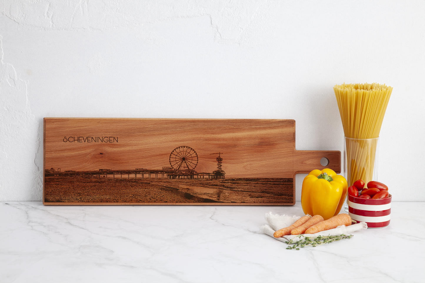 Scheveningen Wooden Serving Board – 60 x 17 cm