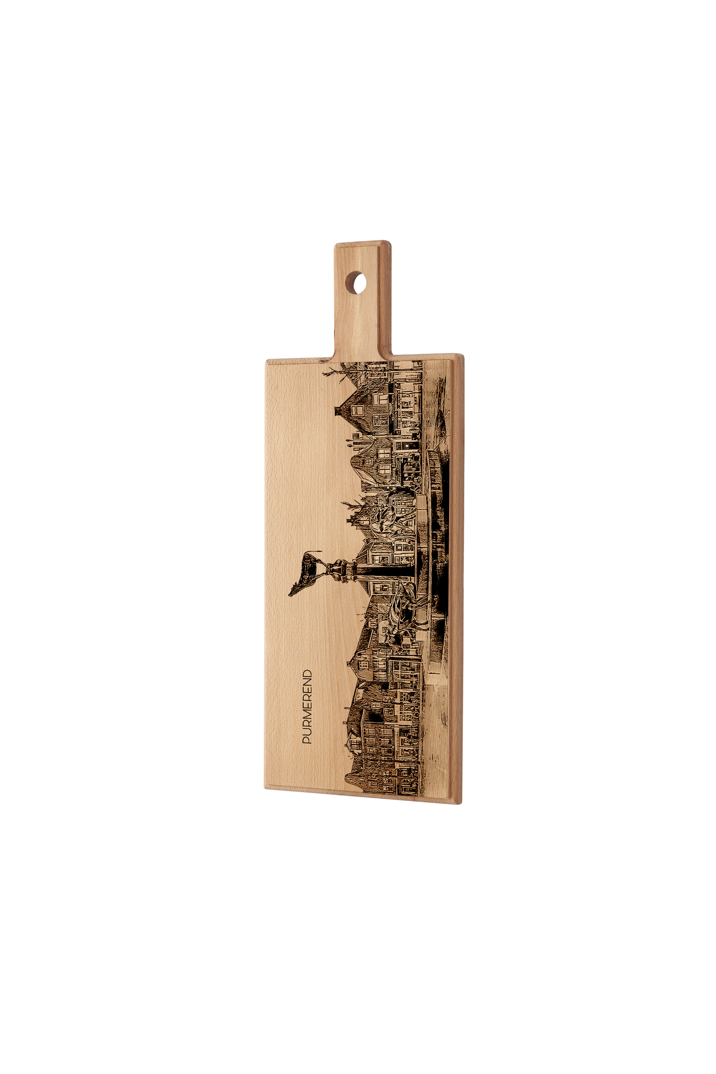 Purmerend Koemarkt Wooden Serving Board – 49 x 17 cm