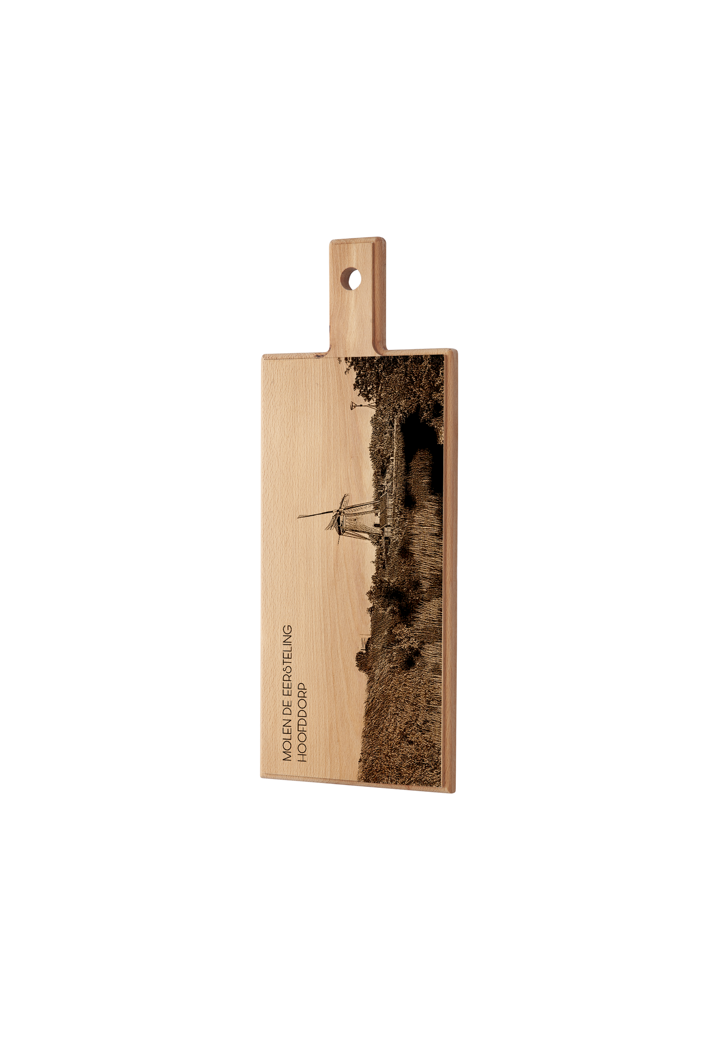 Hoofddorp Molen De Eersteling – Wooden Serving Board (49 × 17 cm)