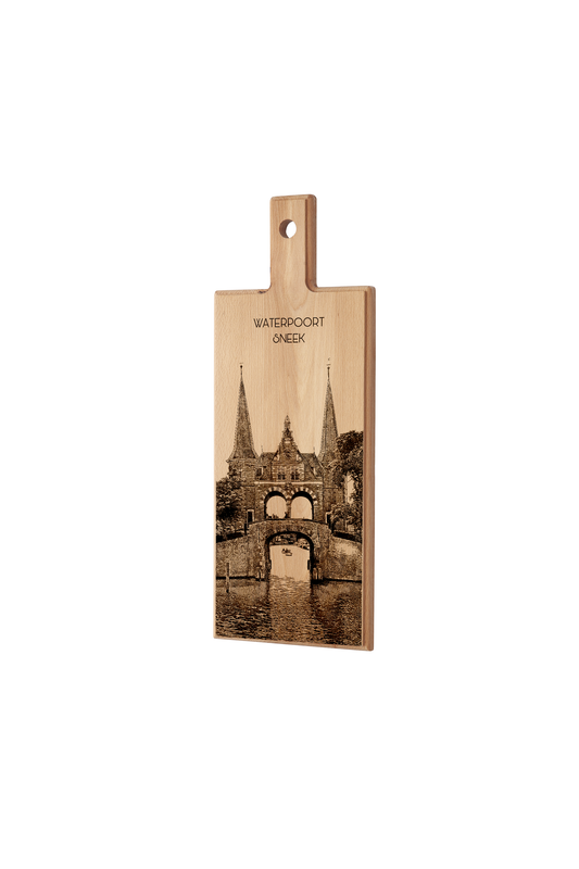 Sneek Waterpoort Wooden Serving Board – 49 x 17 cm