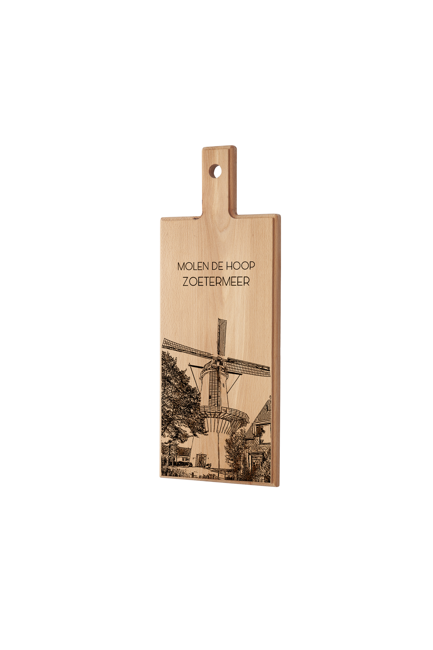 Zoetermeer Molen De Hoop Wooden Serving Board – 49 x 17 cm