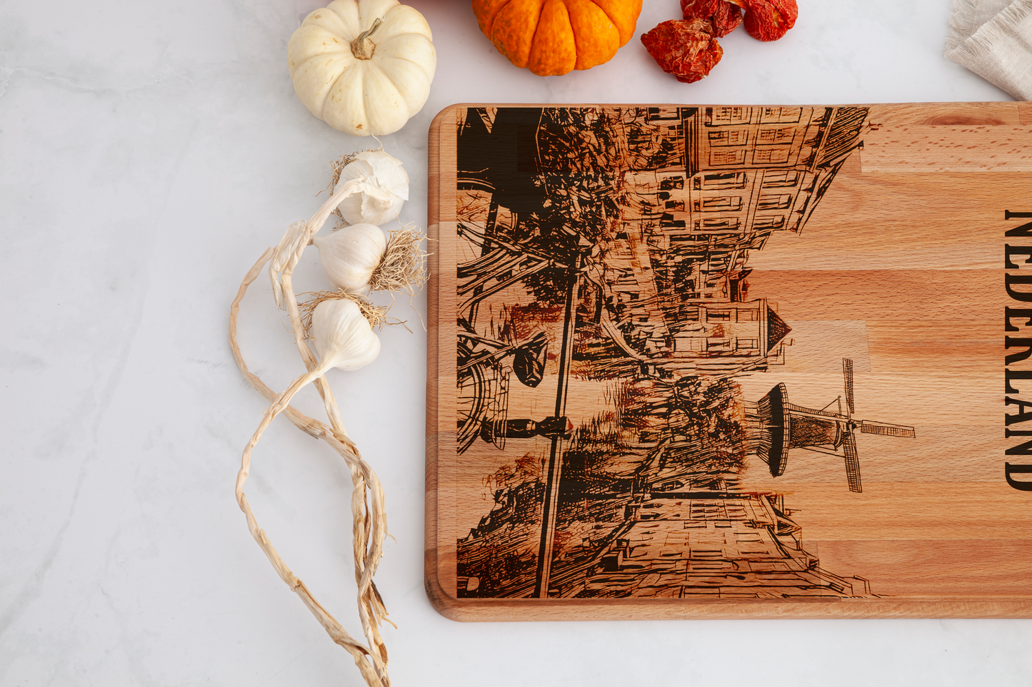 Nederland, City View, cutting board, antimicrobial