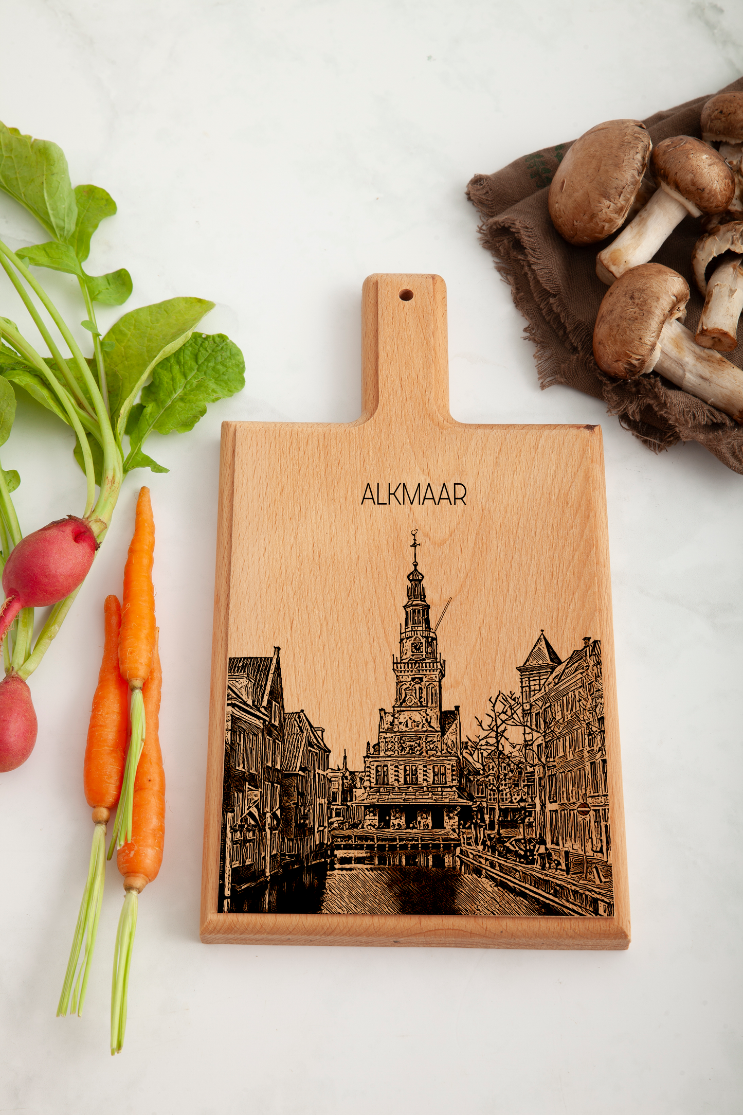 Alkmaar De Waag Cheese Board - Beech Wood