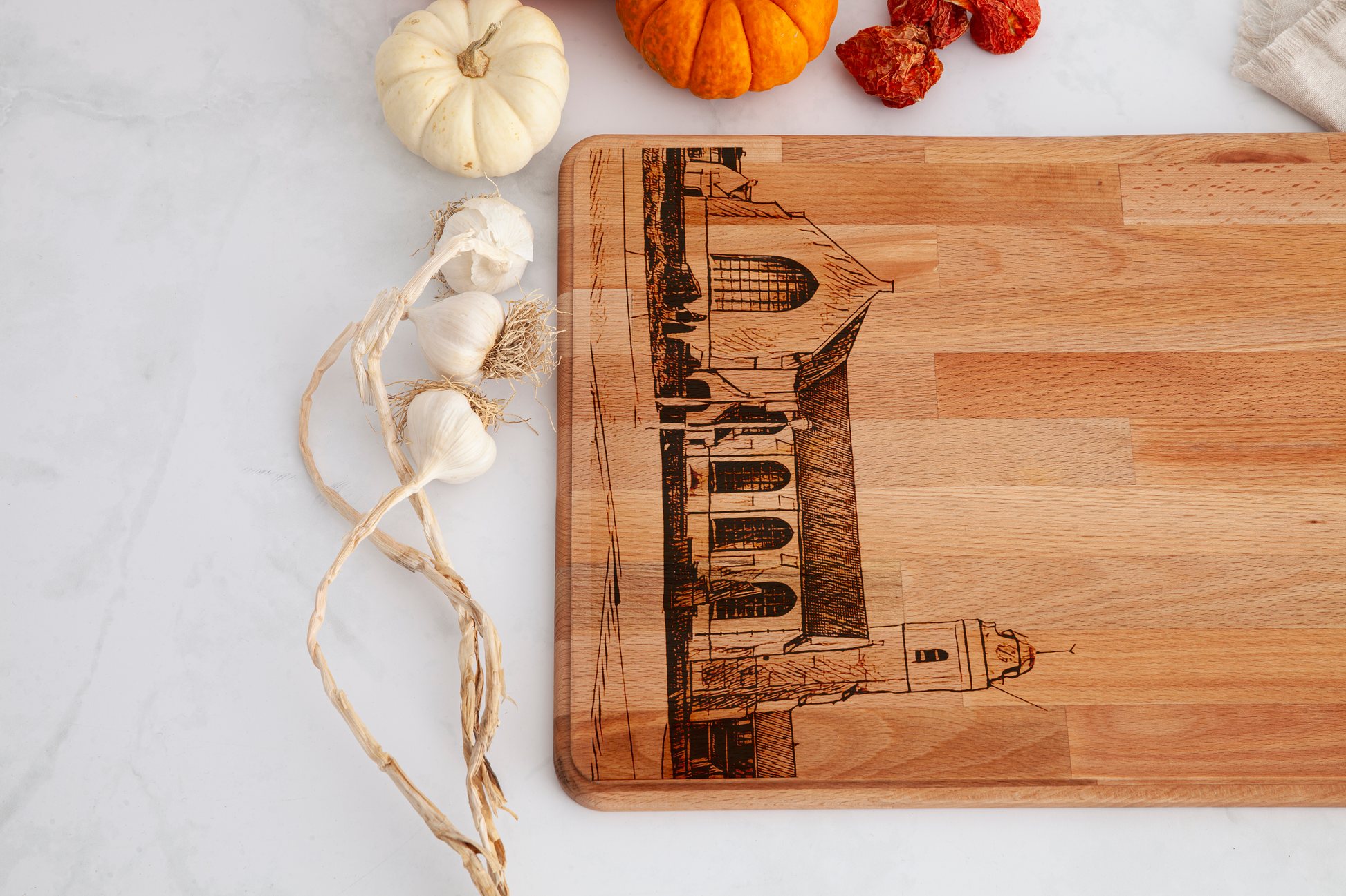 Katwijk, Andreaskerk, cutting board, antimicrobial