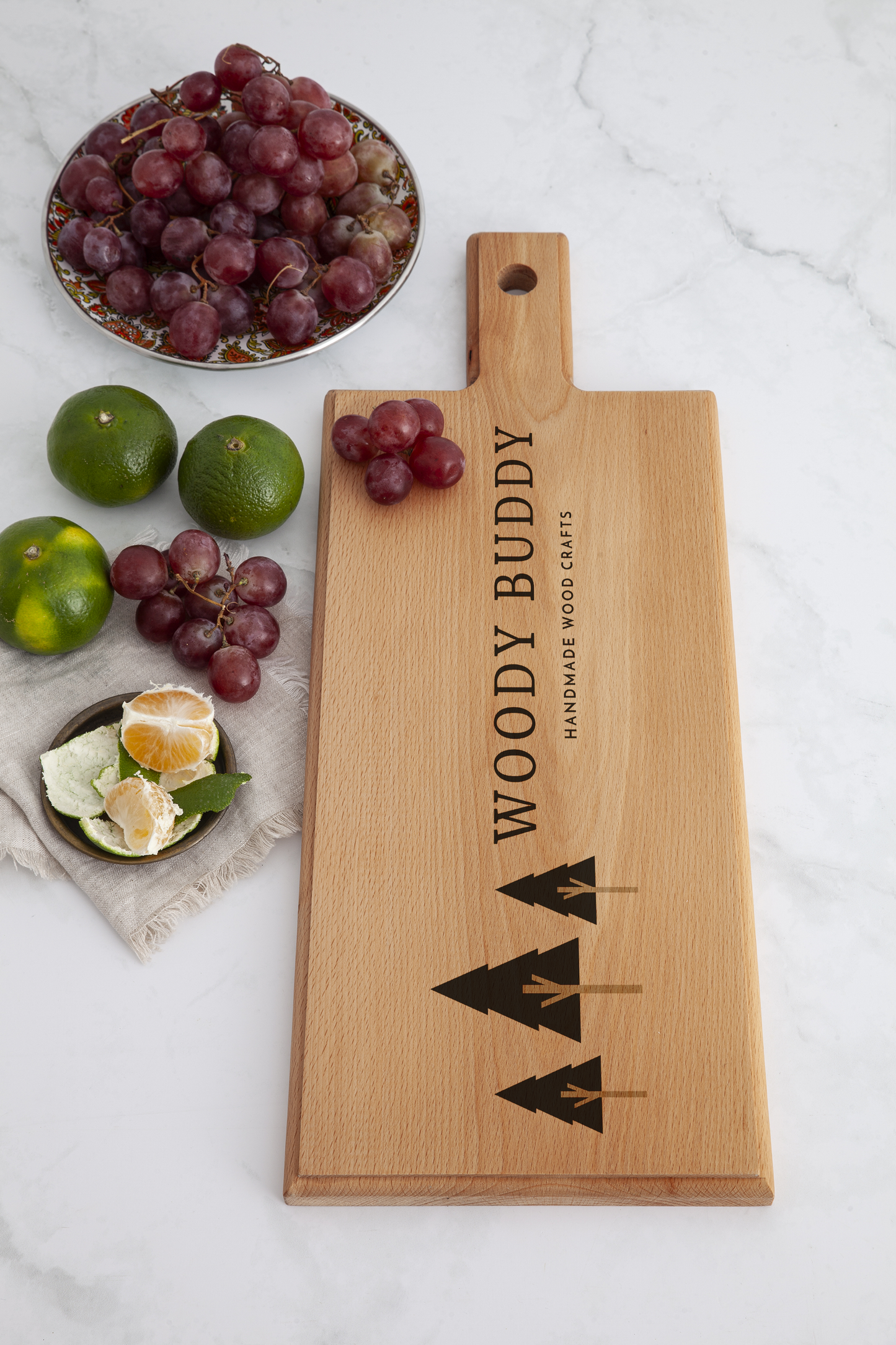 Gepersonaliseerde Houten Serveerplank (49 × 17 cm)