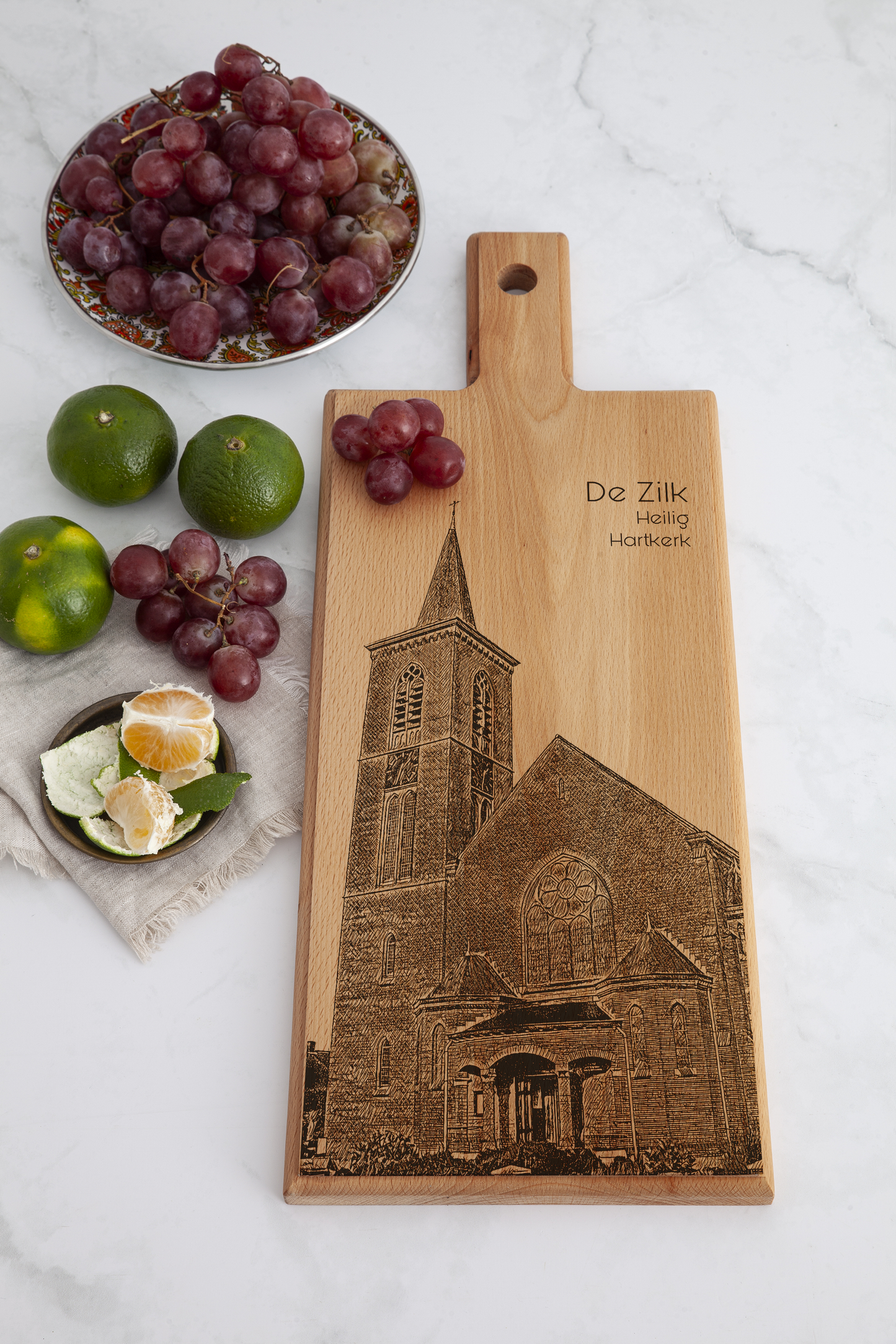 De Zilk Houten Serveerplank – 49 x 17 cm