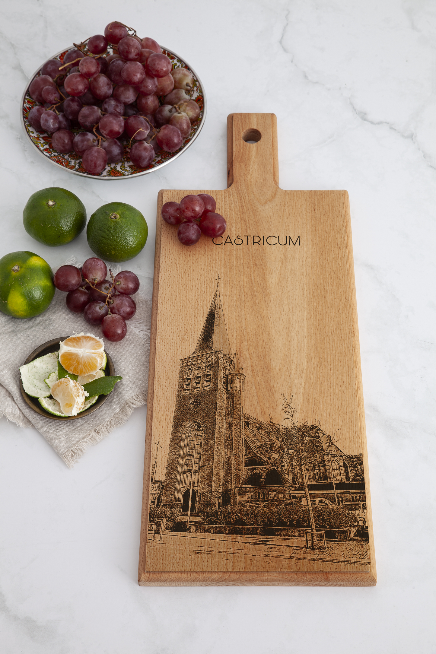 Castricum Wooden Serving Board – 49 x 17 cm