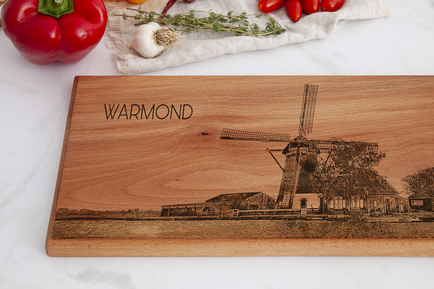 Warmond Wooden Serving Board – 60 x 17 cm