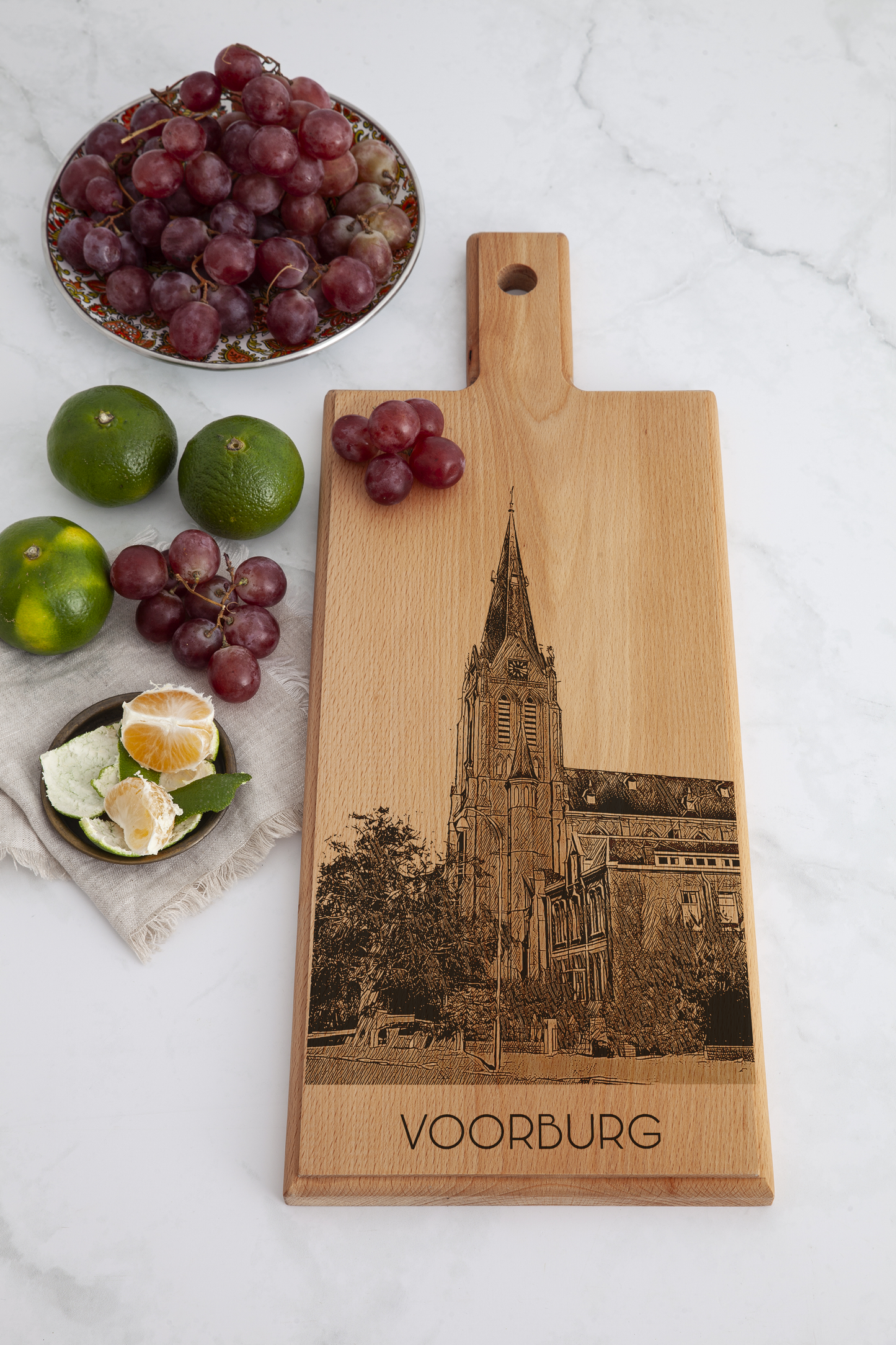 Voorburg houten serveerplank – 49 x 17 cm