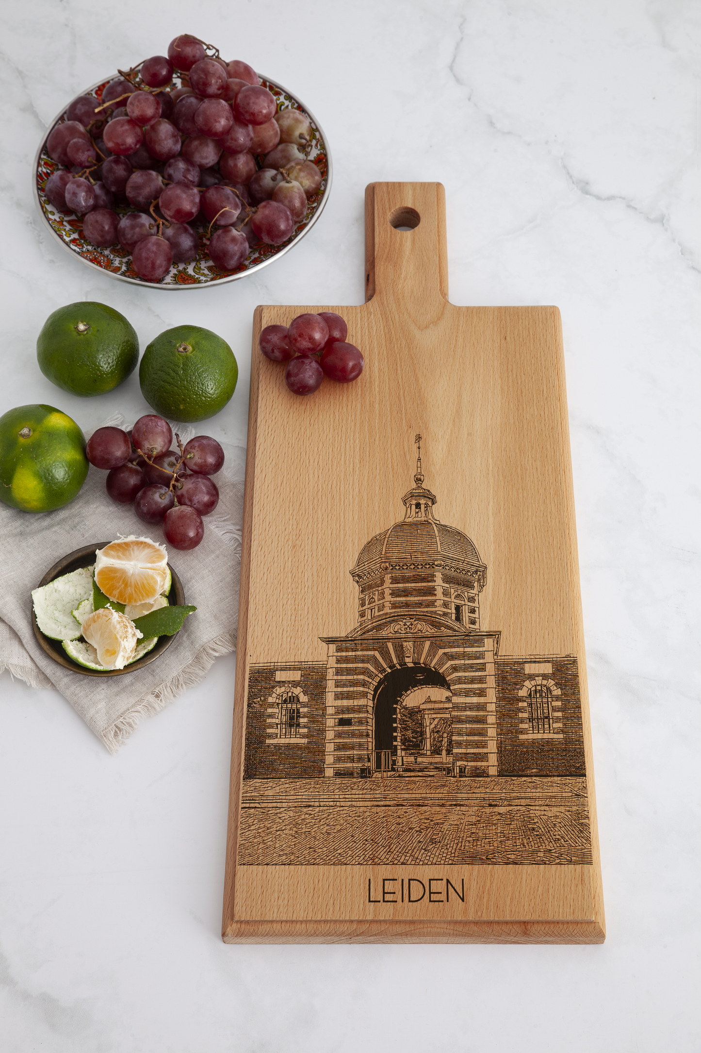 Leiden Morspoort Wooden Serving Board – 49 x 17 cm