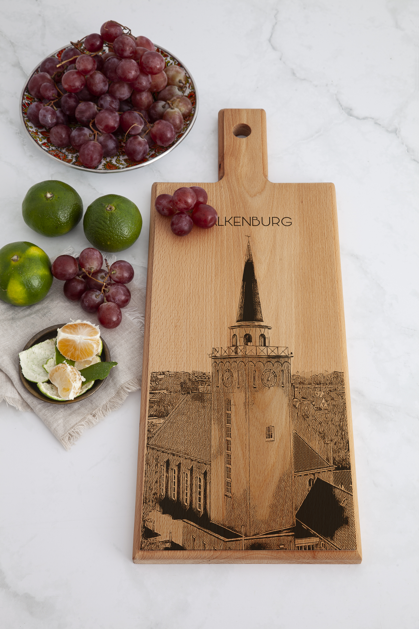 Valkenburg houten serveerplank – 49 x 17 cm