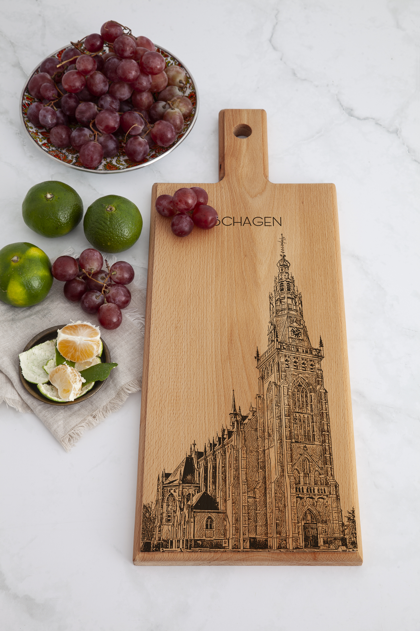 Schagen houten serveerplank – 49 x 17 cm