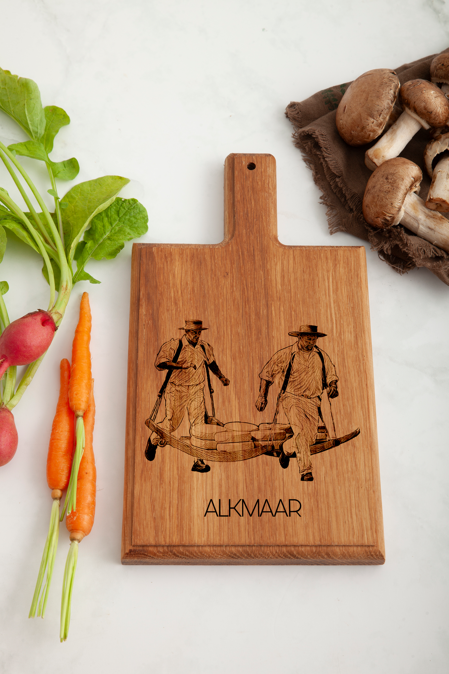 Alkmaar Kaasdragers Cheese Board - Beech Wood