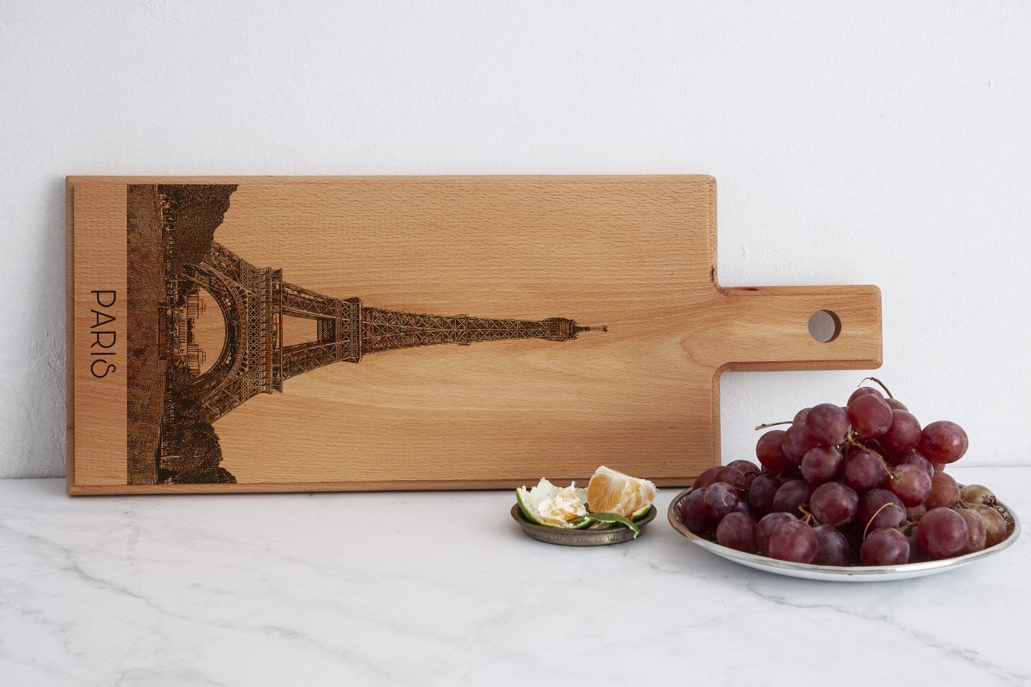Paris Eiffel Tower Wooden Serving Board – 49 x 17 cm