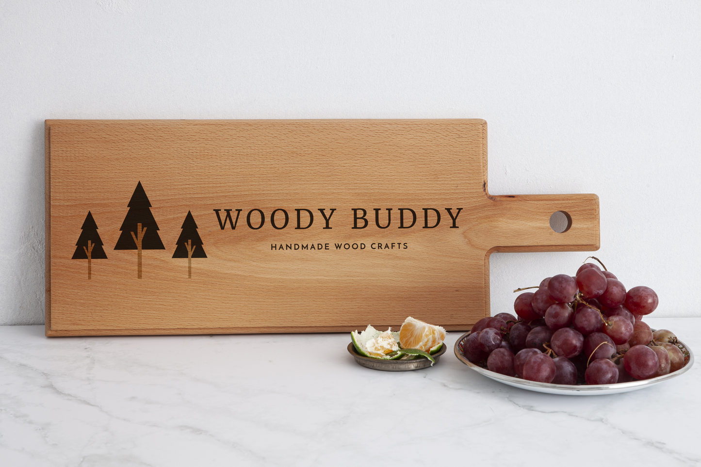 Gepersonaliseerde Houten Serveerplank (49 × 17 cm)
