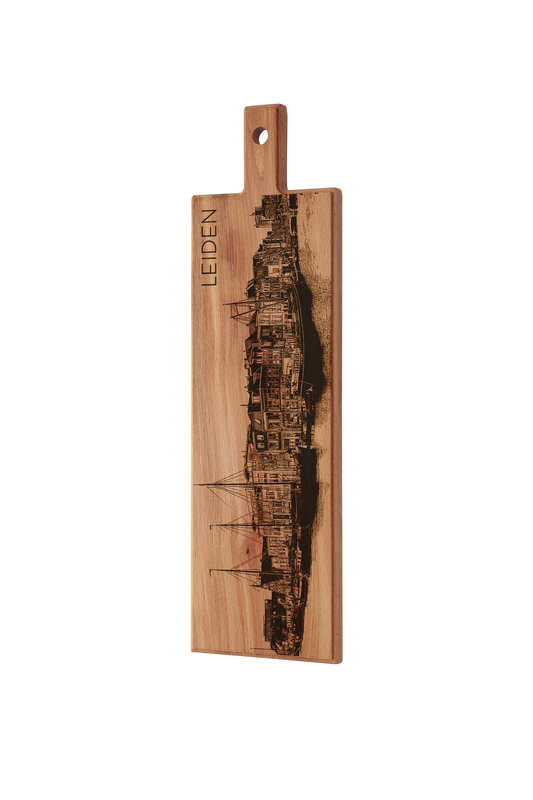Leiden Historical Harbour Wooden Serving Board – 60 x 17 cm