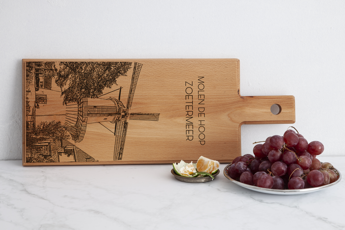 Zoetermeer Molen De Hoop Wooden Serving Board – 49 x 17 cm
