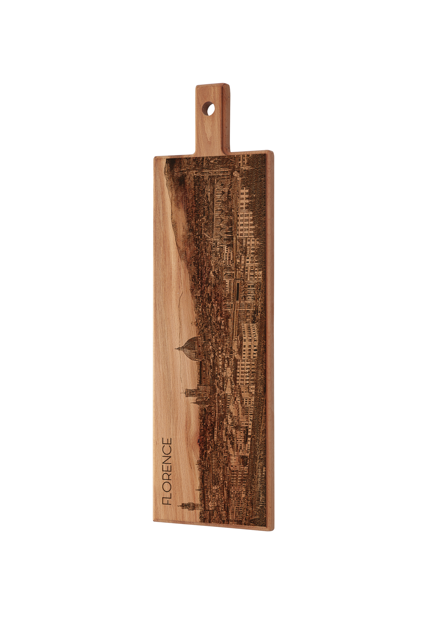 Florence Skyline Houten Serveerplank – 62 x 17 cm