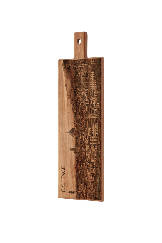 Florence Skyline Wooden Serving Board – 62 x 17 cm