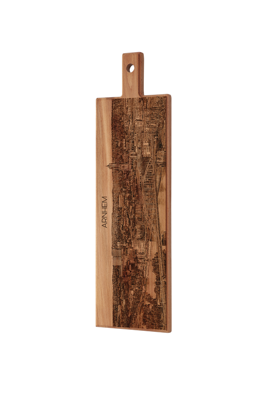 Arnhem Skyline Wooden Serving Board – 62 x 17 cm