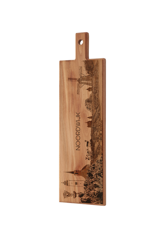 Noordwijk Skyline Wooden Serving Board – 60 x 17 cm