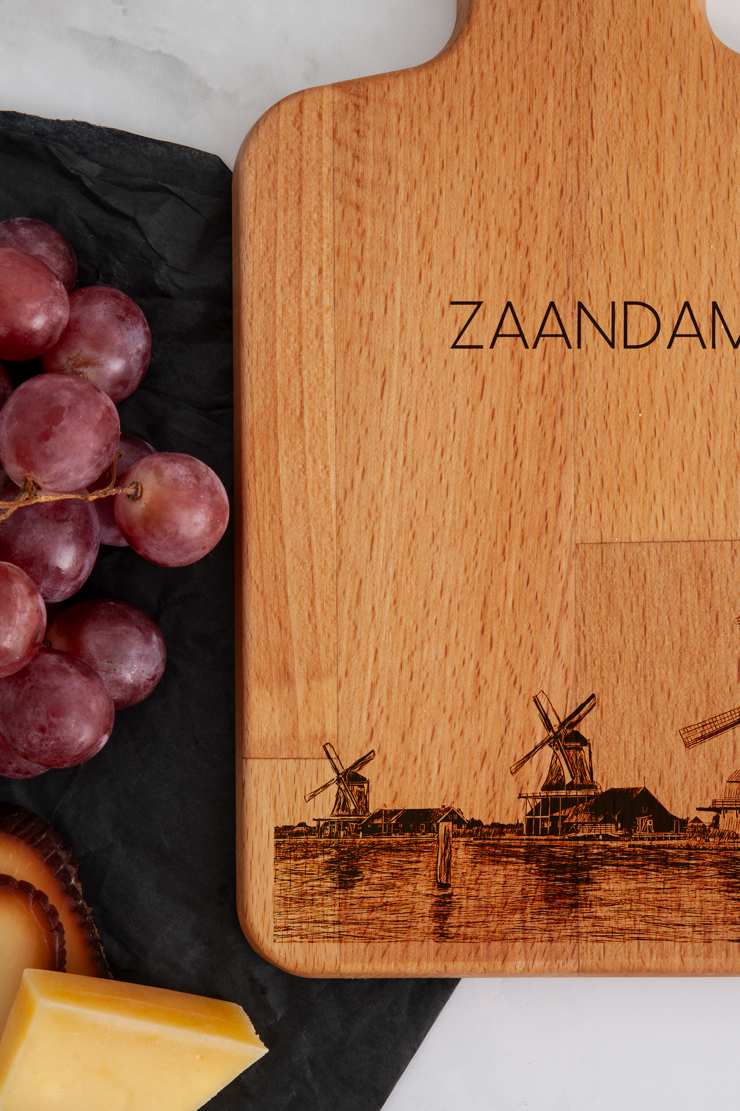 Zaandam, Zaanse Schans, cheese board, close-up