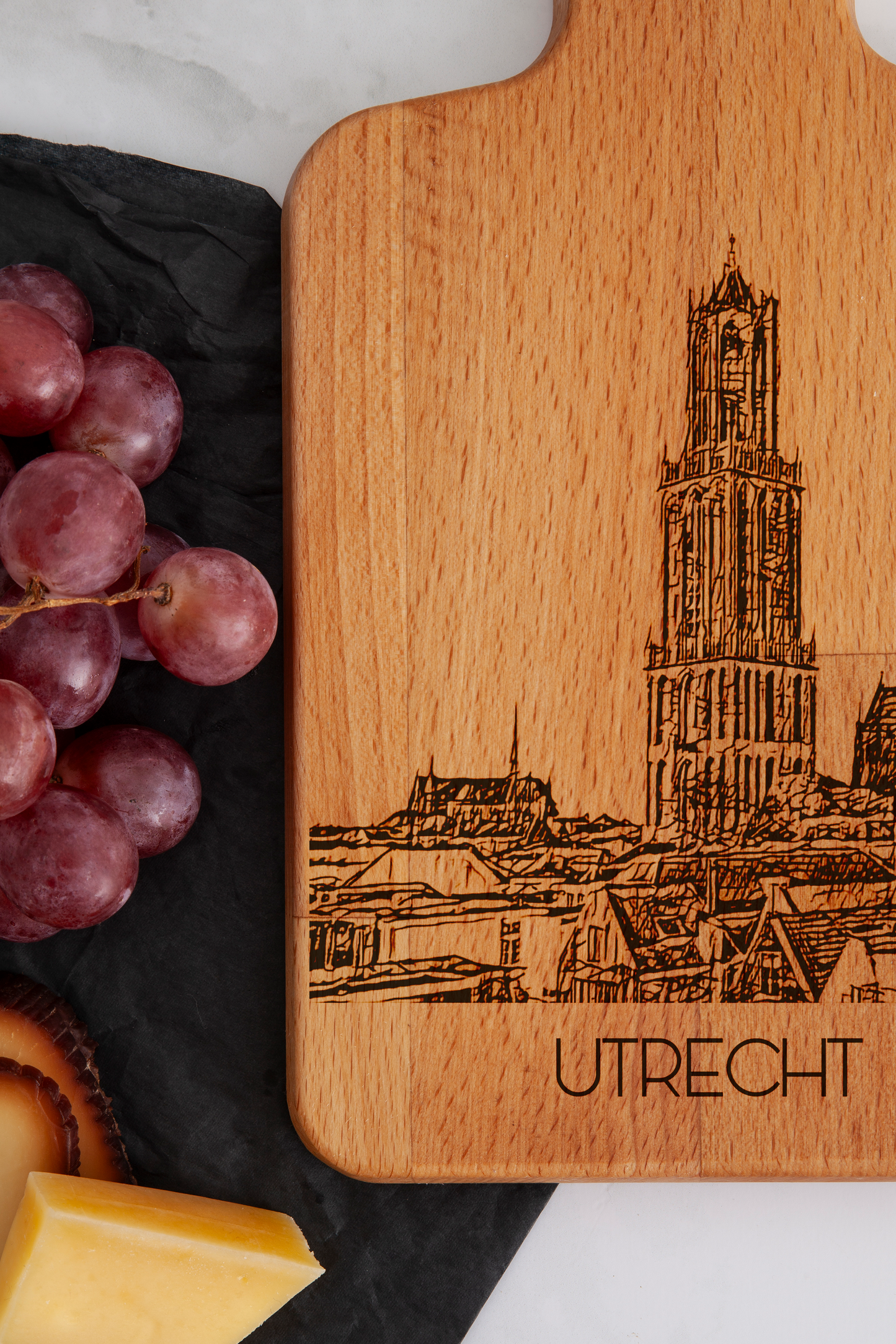 Utrecht, Domtoren, cheese board, close-up