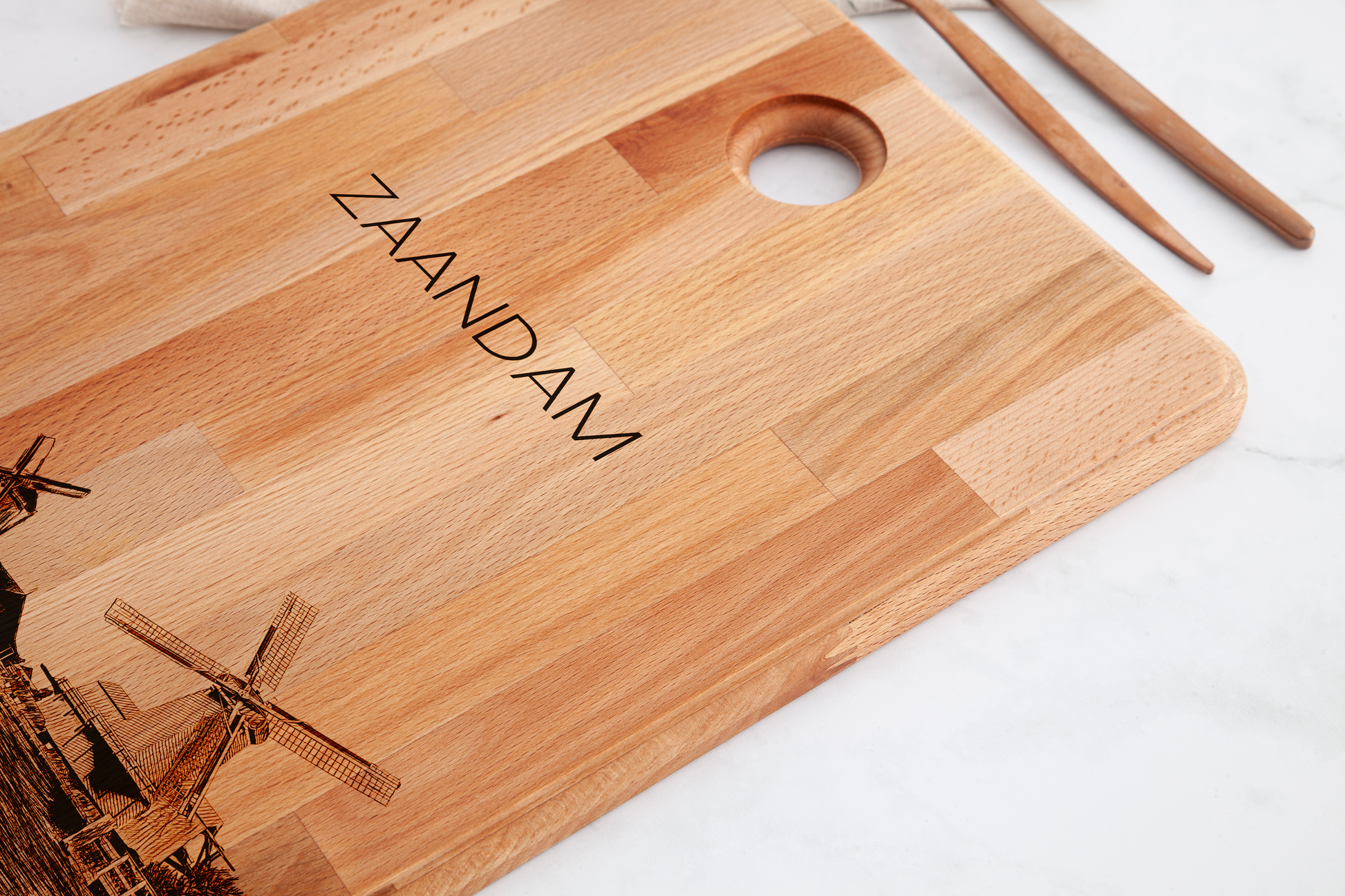 Zaandam, Zaanse Schans, cutting board, wood grain