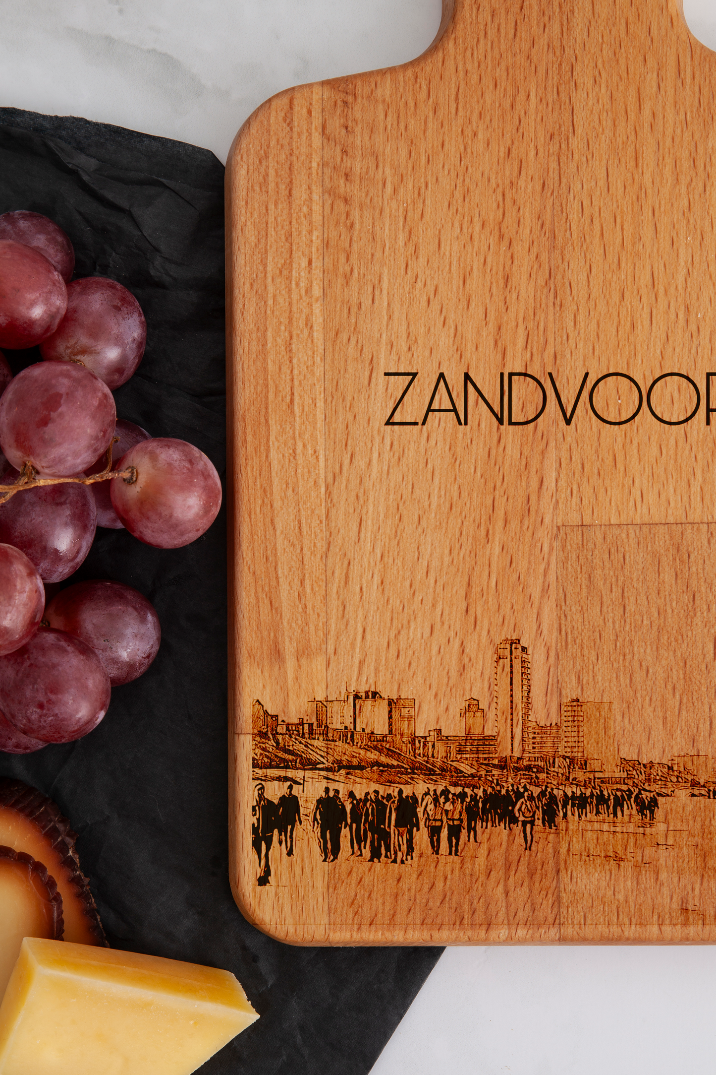 Zandvoort, City View, cheese board, close-up