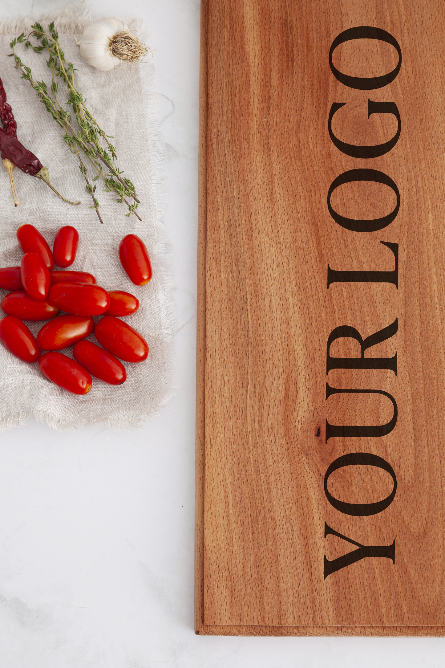 Gepersonaliseerde Houten Serveerplank (60 × 17 cm)