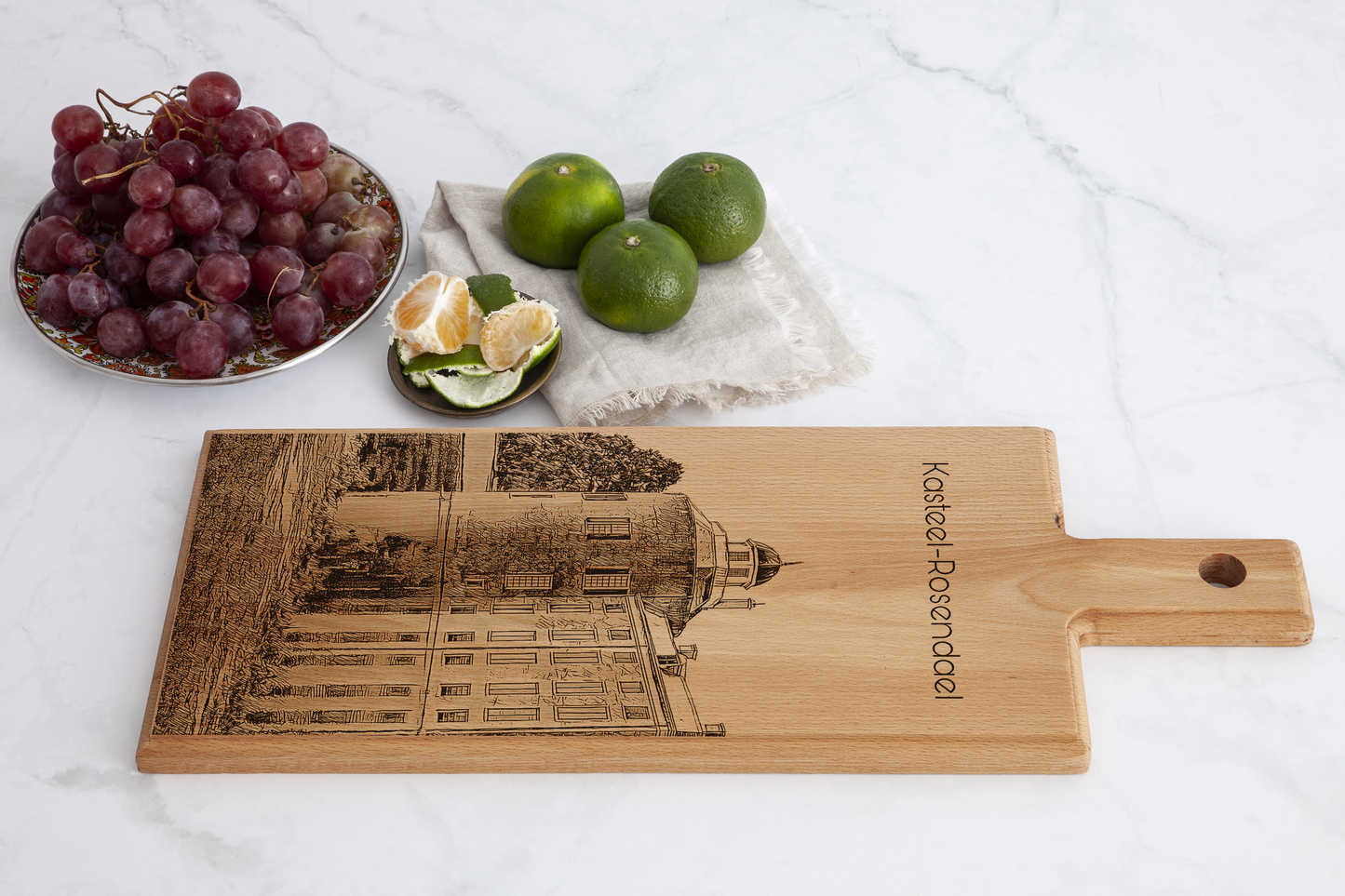 Kasteel Rosendael Wooden Serving Board – 49 x 17 cm