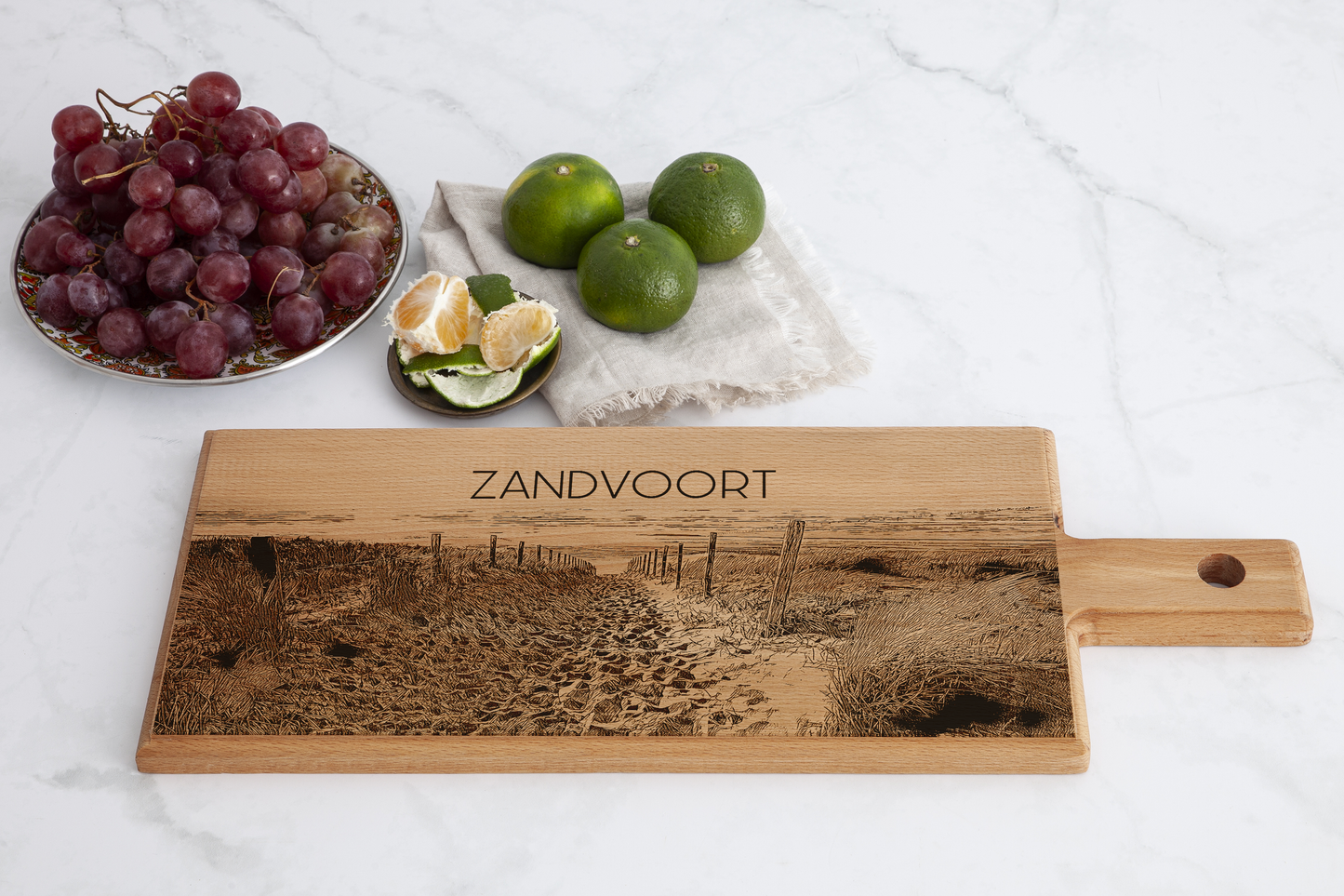 Zandvoort Beach Wooden Serving Board – 49 x 17 cm