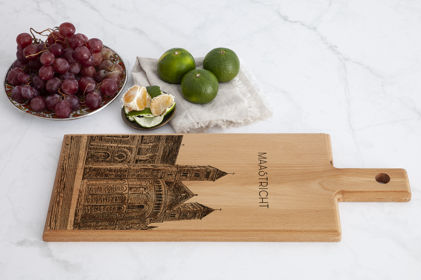 Maastricht St. Servaas Wooden Serving Board – 49 x 17 cm