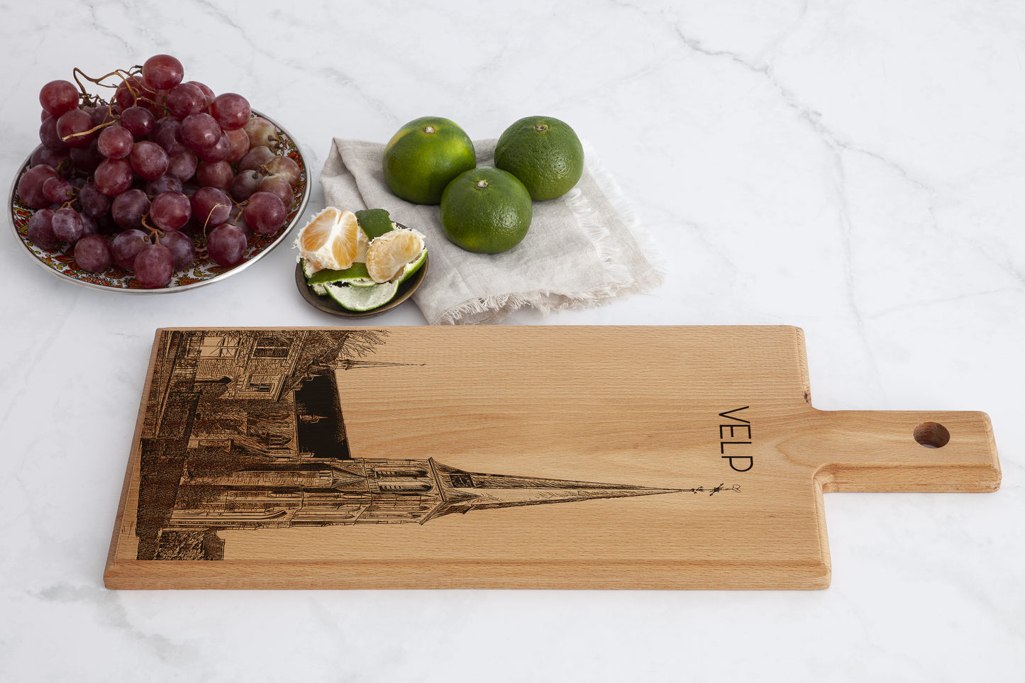 Velp Our Lady of the Visitation Church Wooden Serving Board – 49 x 17 cm