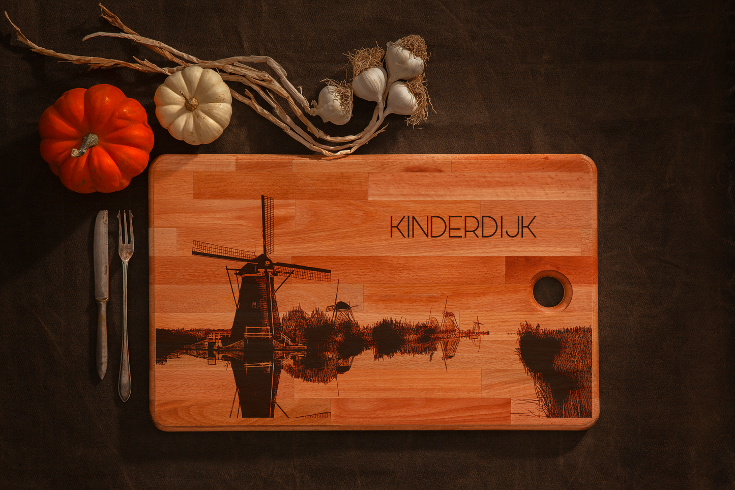 Rotterdam, Kinderdijk, cutting board, horizontal