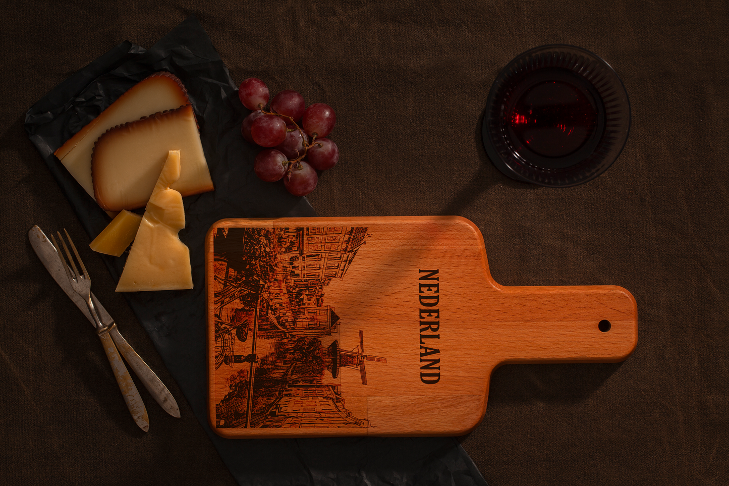 Nederland, City View, cheese board, antimicrobial