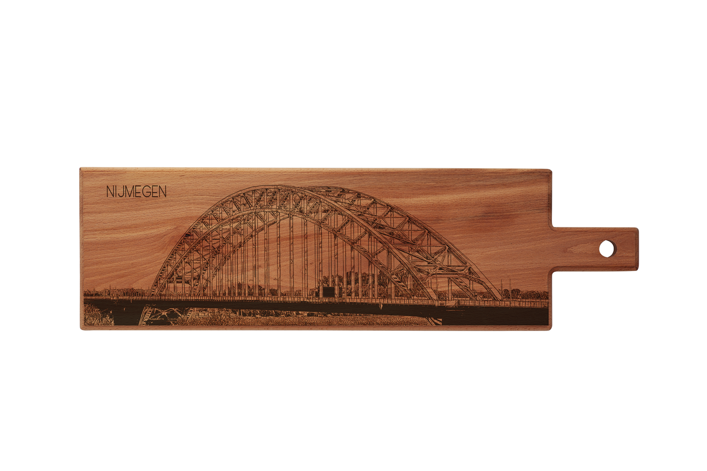 Nijmegen Waalbrug Wooden Serving Board – 60 x 17 cm