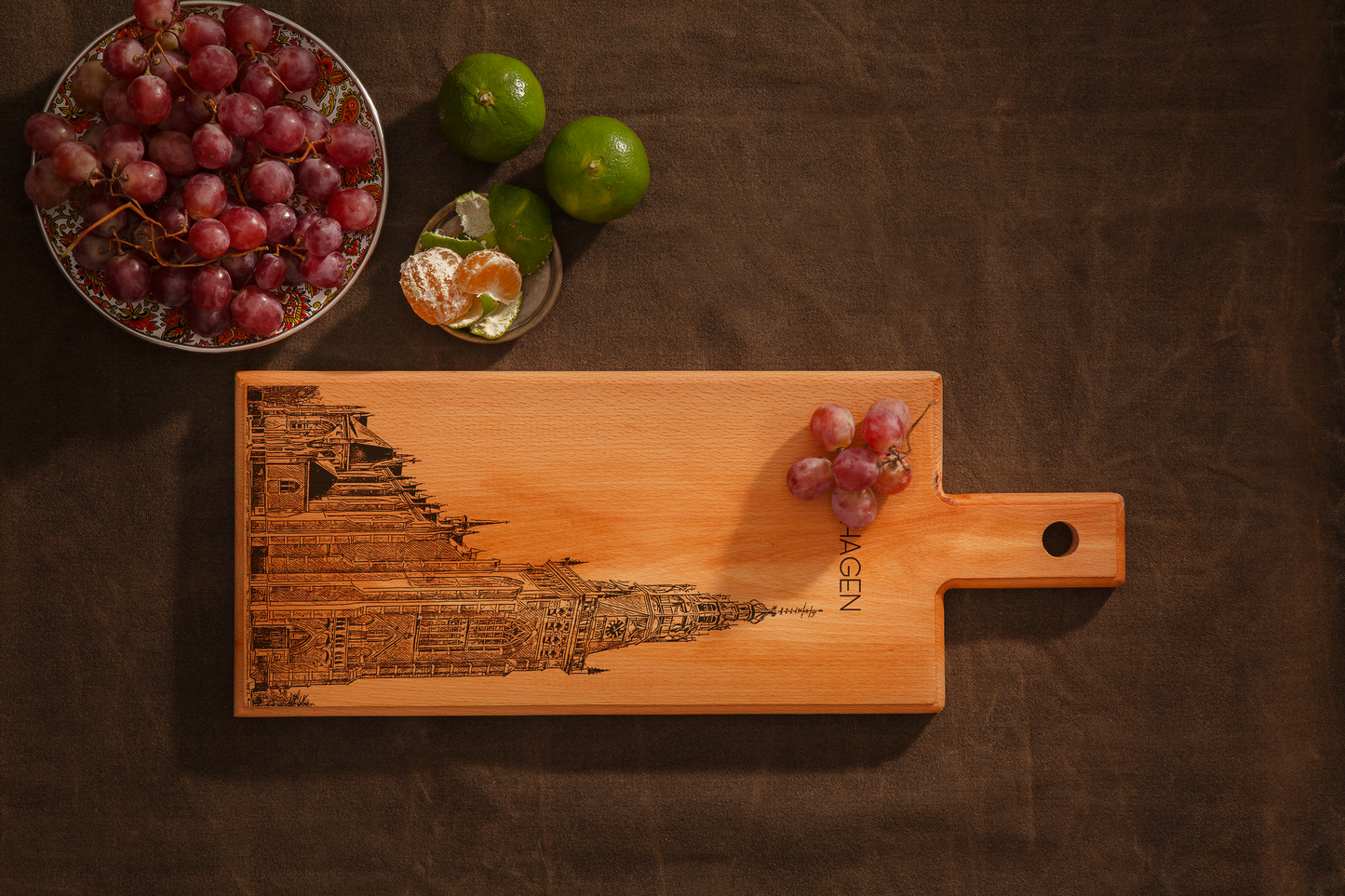 Schagen houten serveerplank – 49 x 17 cm