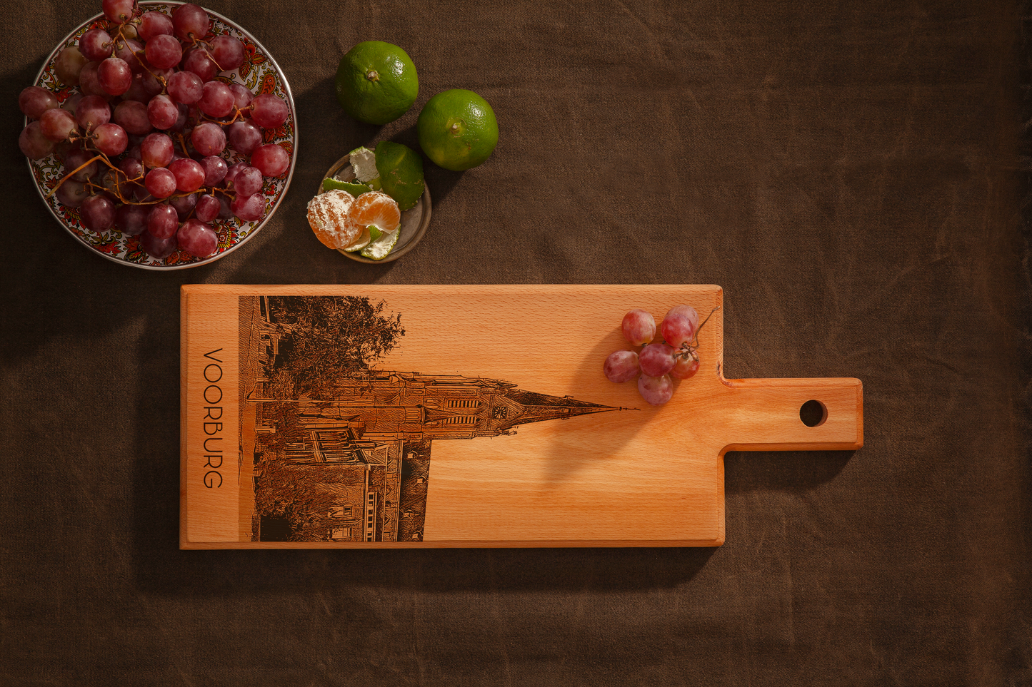 Voorburg houten serveerplank – 49 x 17 cm