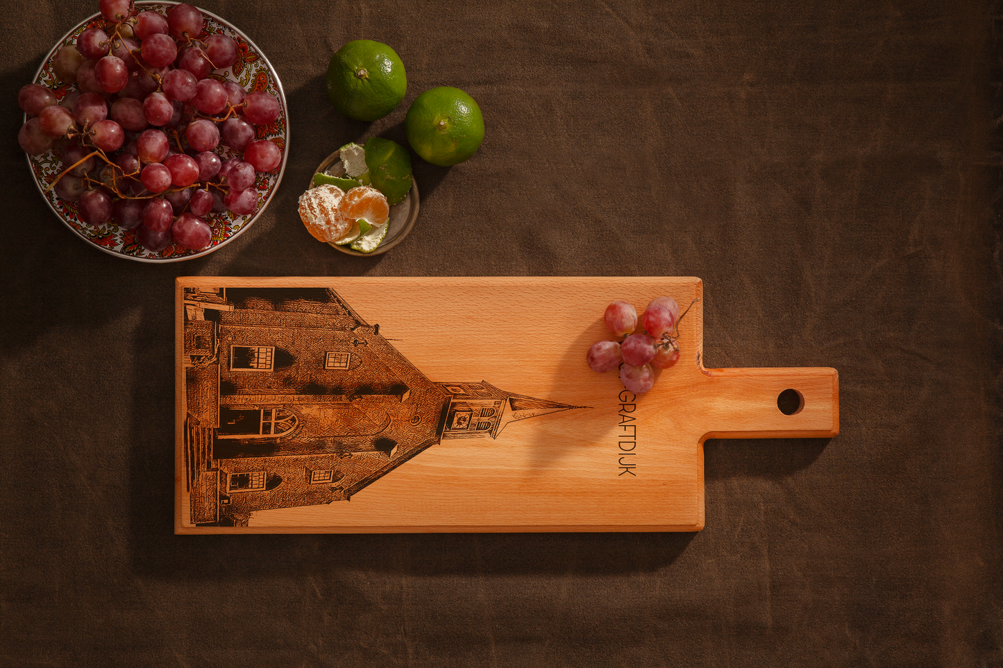 West-Graftdijk Wooden Serving Board – 49 x 17 cm